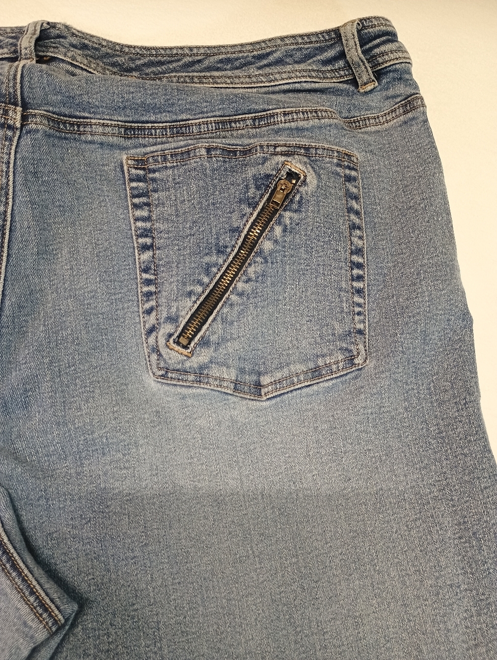 Venezia Light Blue Women's Plus Size 24 Straight-Leg Jeans - Picture 6 of 10